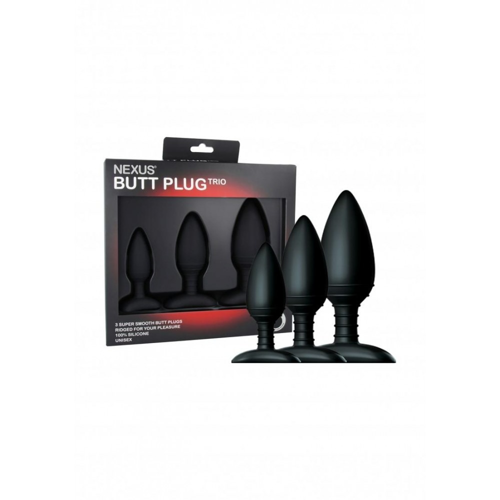 Набір анальних пробок Nexus Butt Plug Trio, 3 шт.