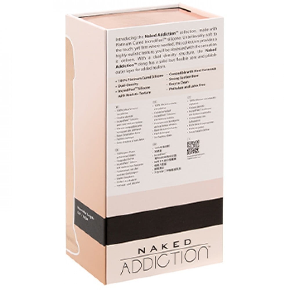 Фалоімітатор реалістичний на присосці NAKED ADDICTION 8 бежевий