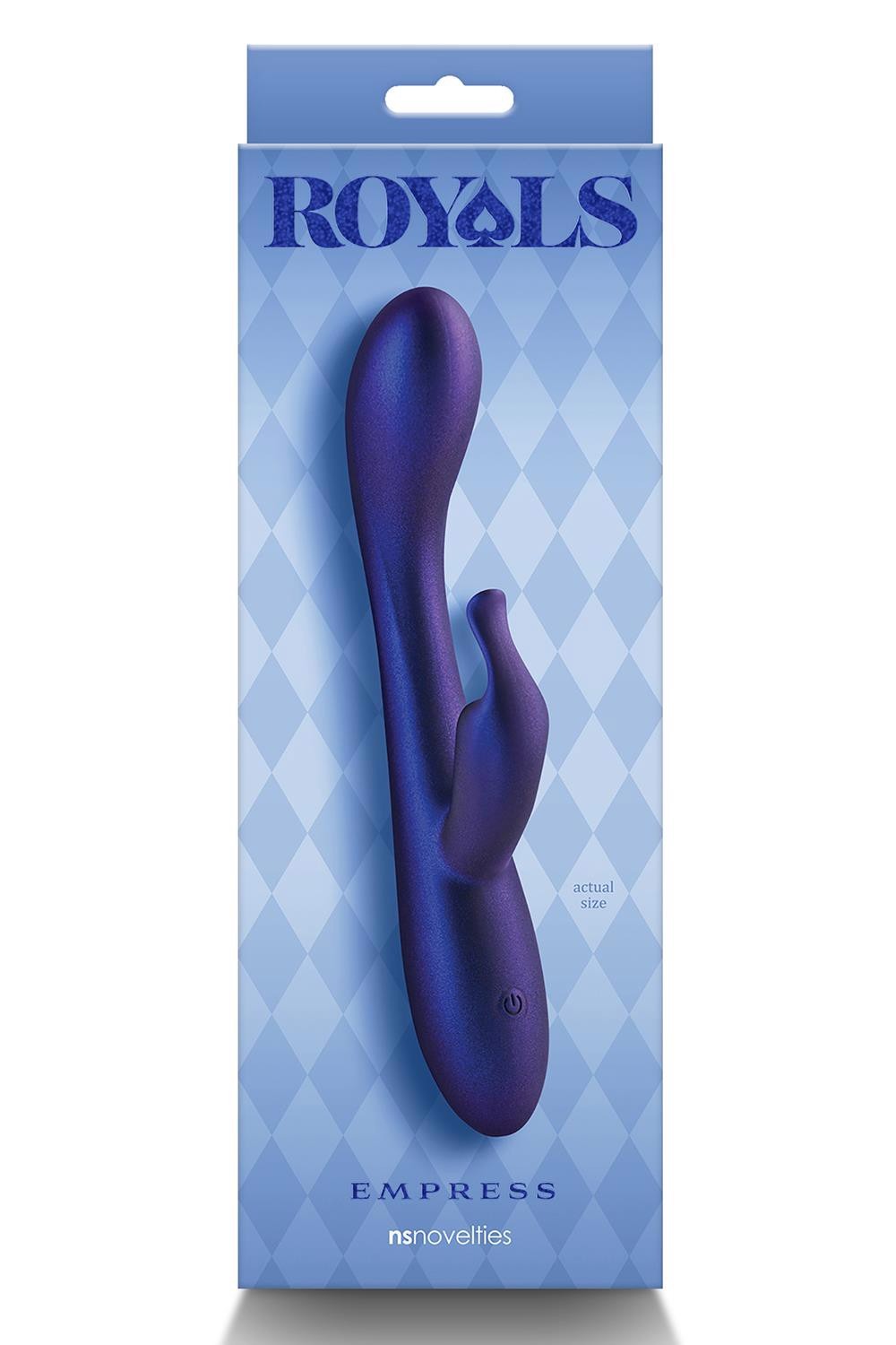 Вибратор-кролик NS Novelties Royals Divine, фиолетовый