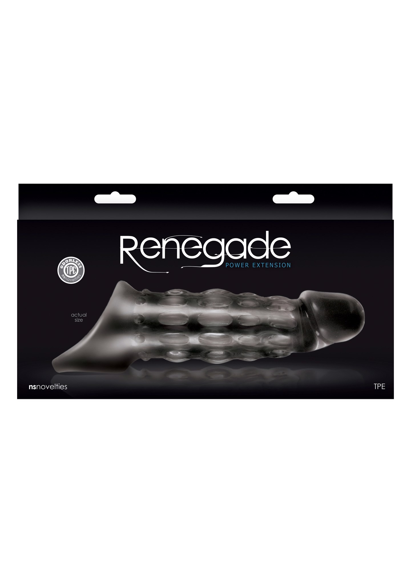 Насадка для увеличения члена с рельефными выступами NS Novelties Renegade Power Extension прозрачный