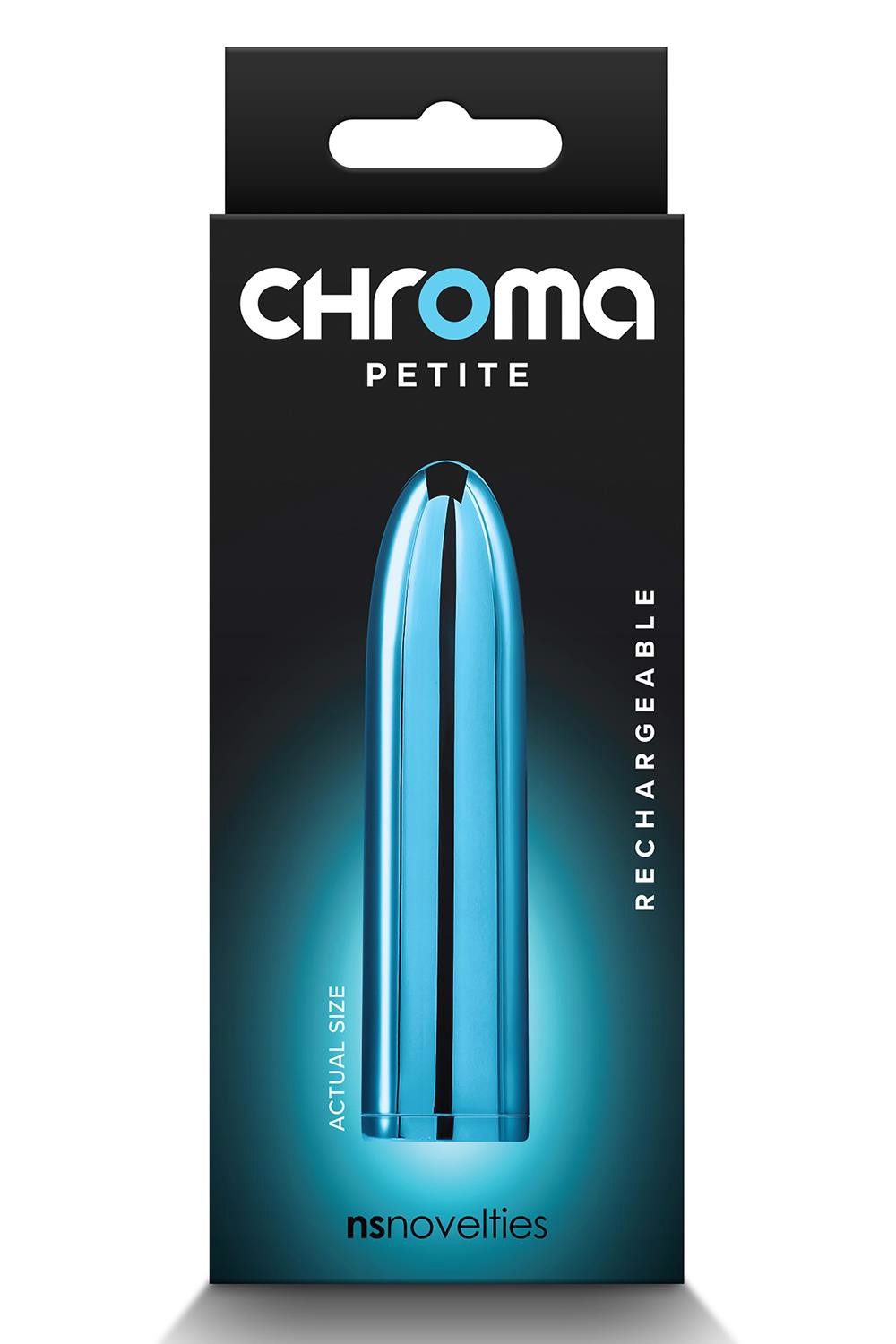 Вибропуля перезаряжаемая NS Novelties Chroma Petit, голубой