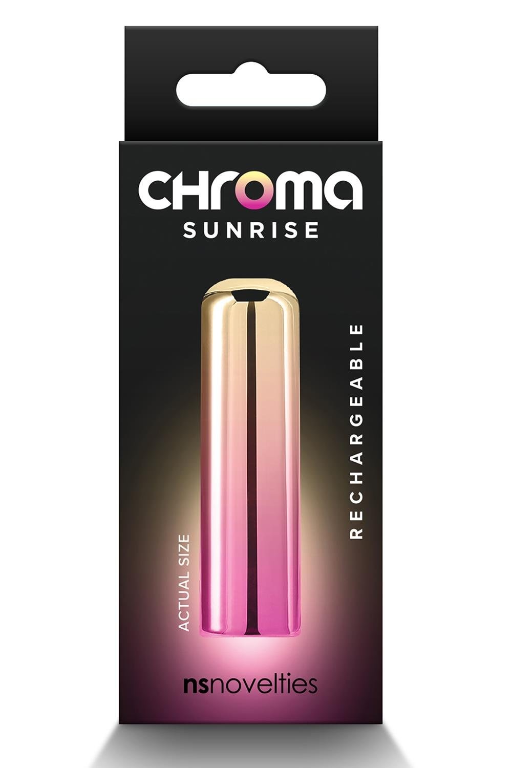 Віброкуля NS Novelties Chroma рожево-золотиста, S