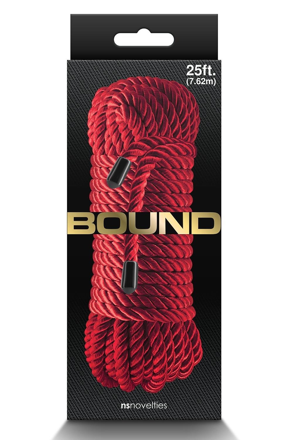 Шовковиста мотузка для шибарі NS Novelties Bound червона