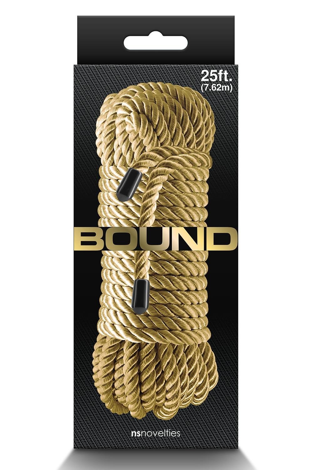 Шовковистий мотузок для шибарі NS Novelties Bound золотистий