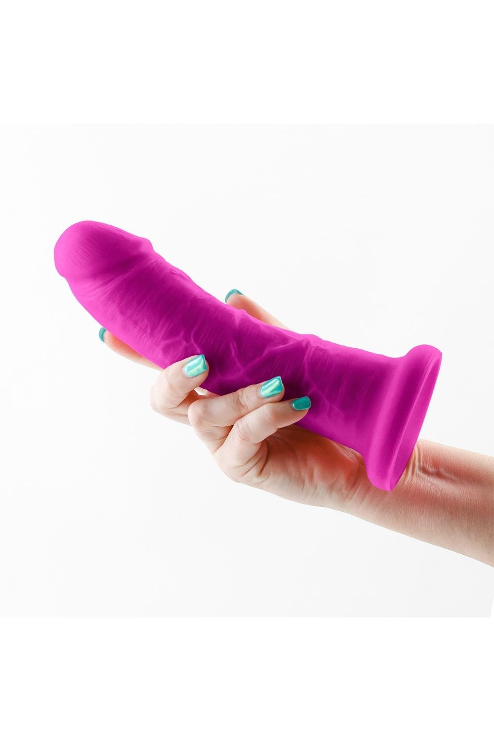 Фаллоимитатор с присоской двойной плотности NS Novelties Colours Girth Dual Density, фиолетовый