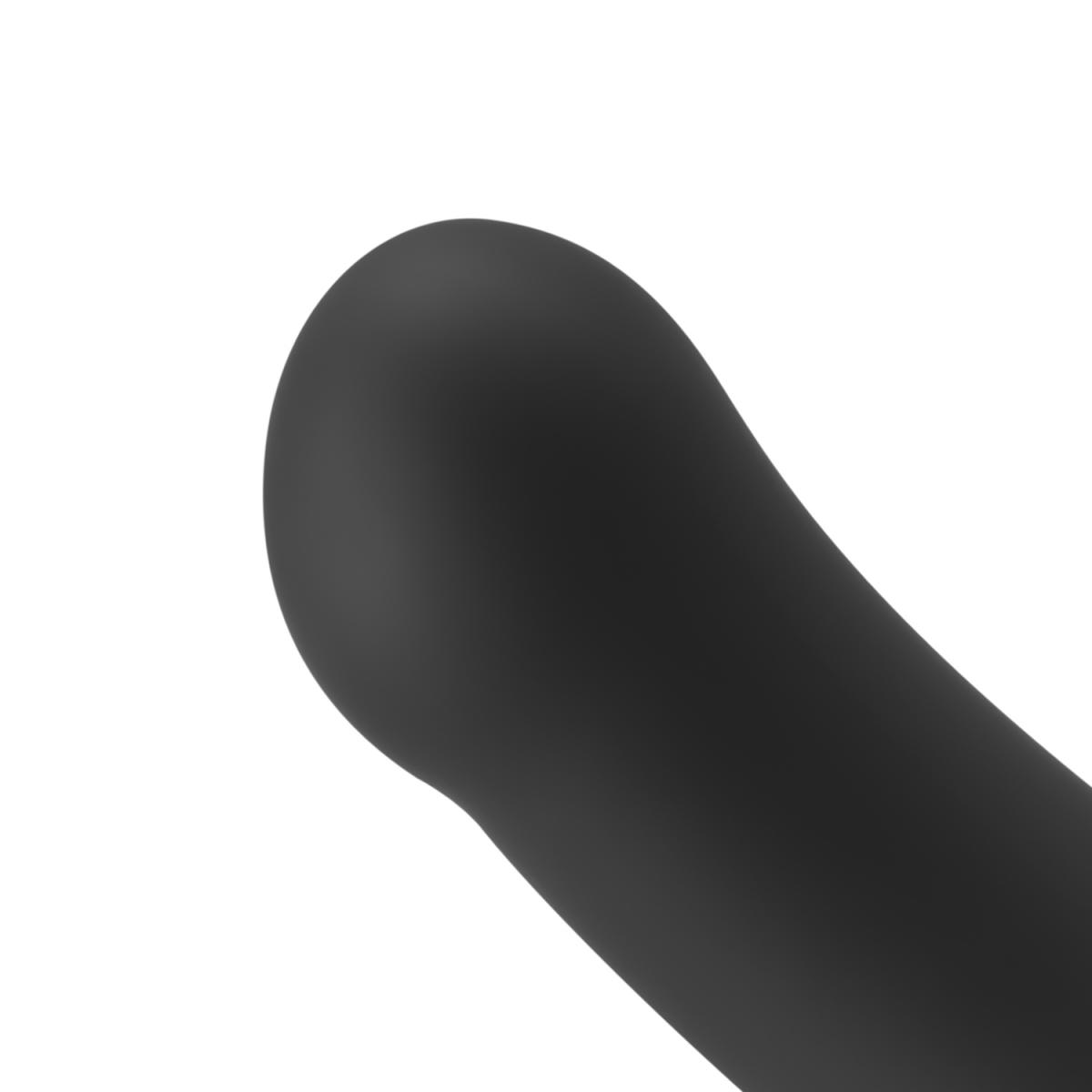Насадка для страпону нереалістична No-Parts Parker NP-11-BLK чорна, 19.5 см