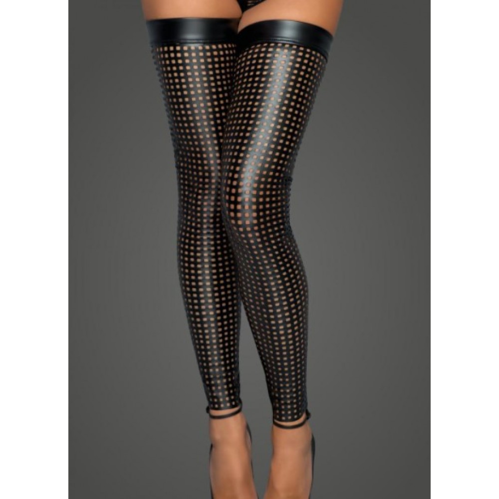 Панчохи спандекс сітка F236 Noir Handmade L