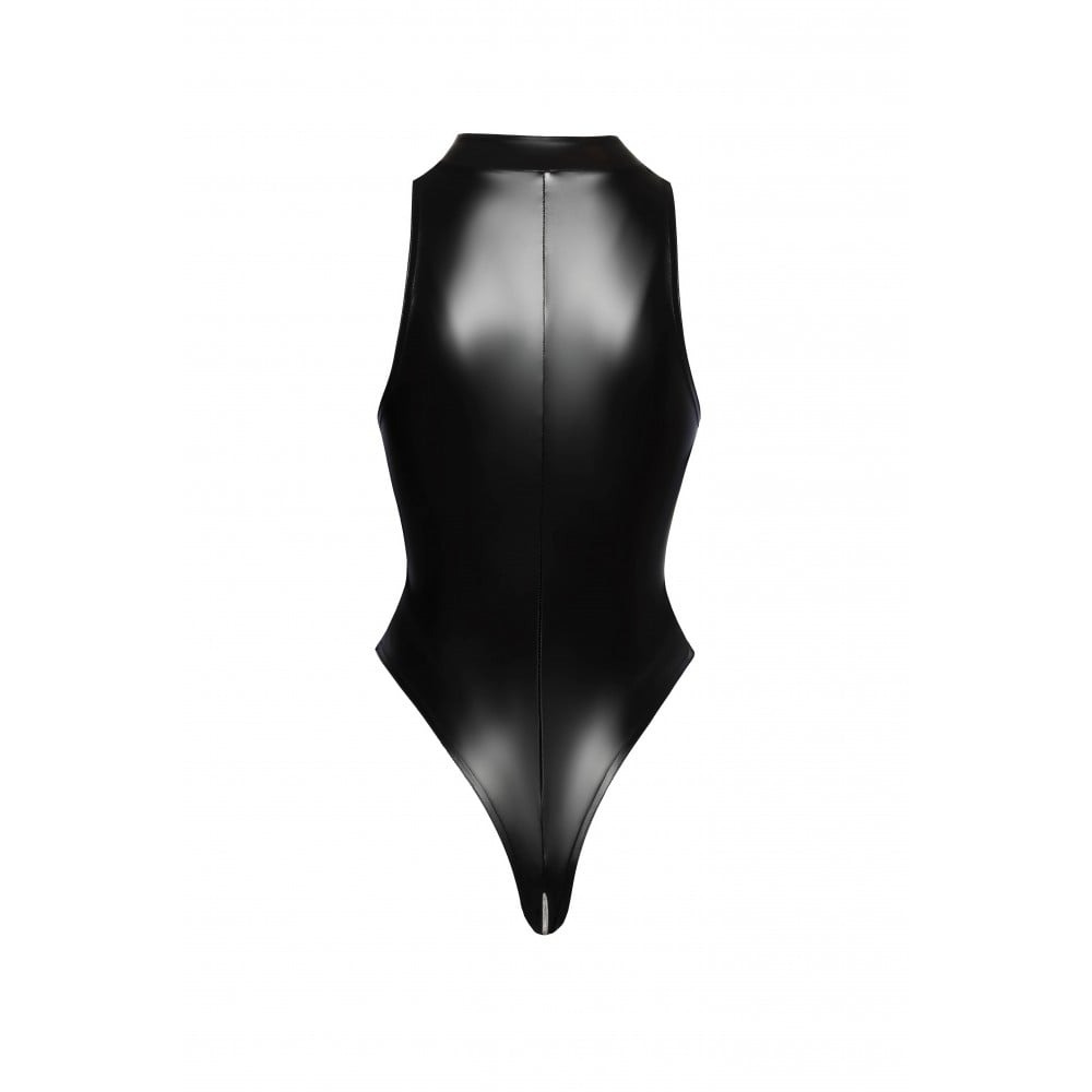 Боди S F294 Noir Handmade, с молнией, черное