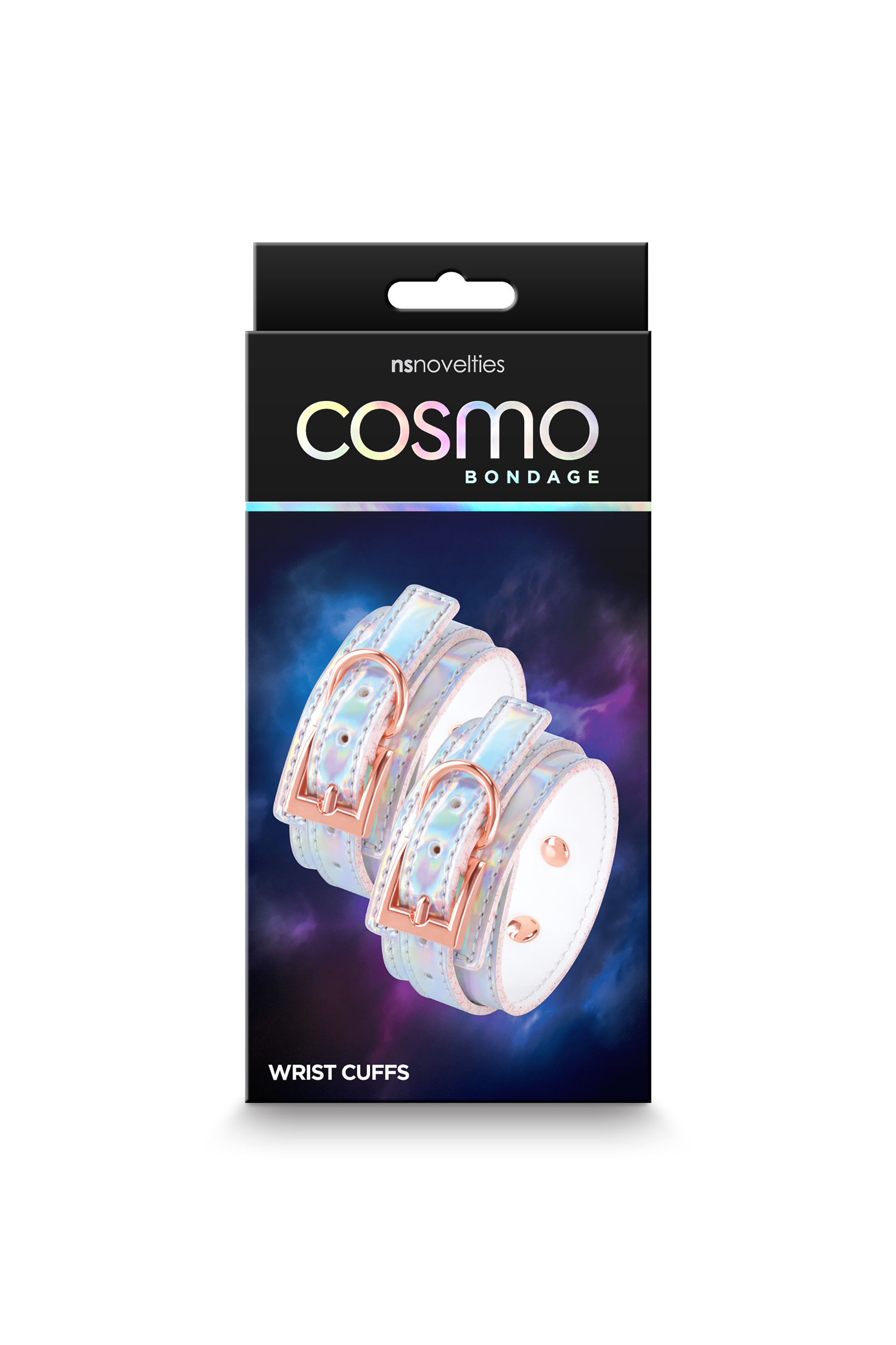 Наручники NS Novelties Cosmo Bondage Wrist Cuffs, голографічні