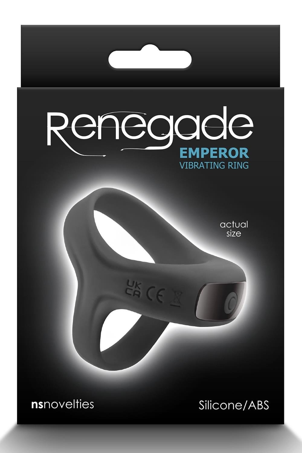 Ерекційне віброкільце NS Novelties Renegade, чорне