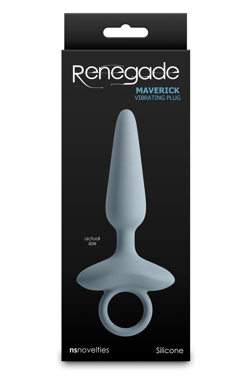 Анальний вібратор NS Novelties Renegade блакитний, 15 см