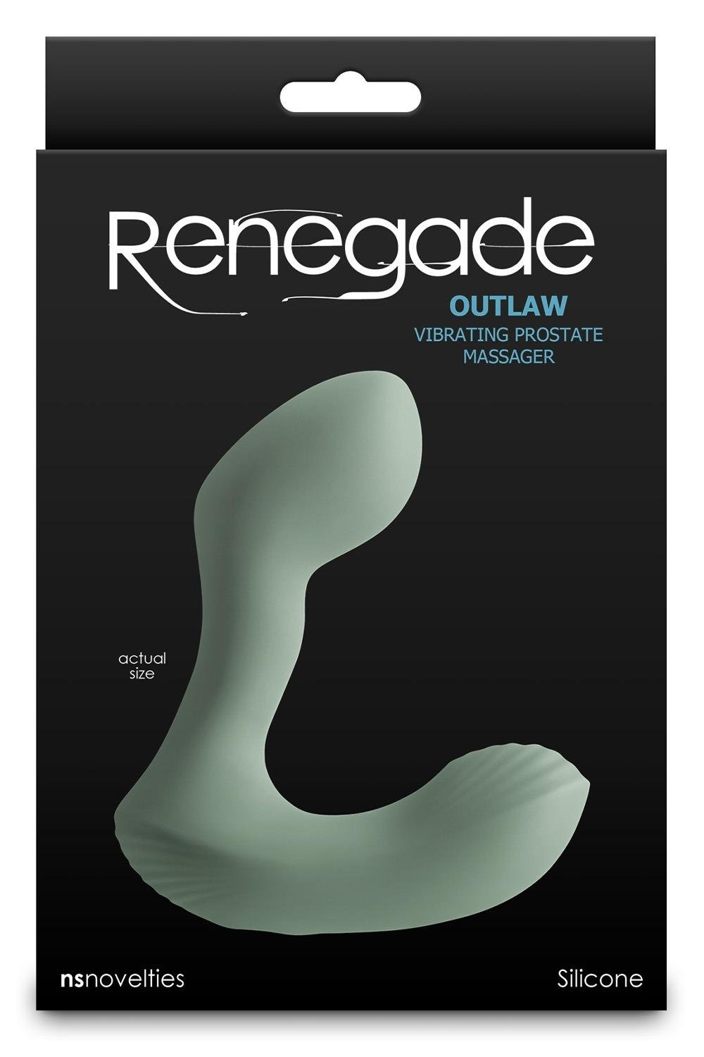 Масажер простати NS Novelties Renegade Outlaw зелений, 12 см