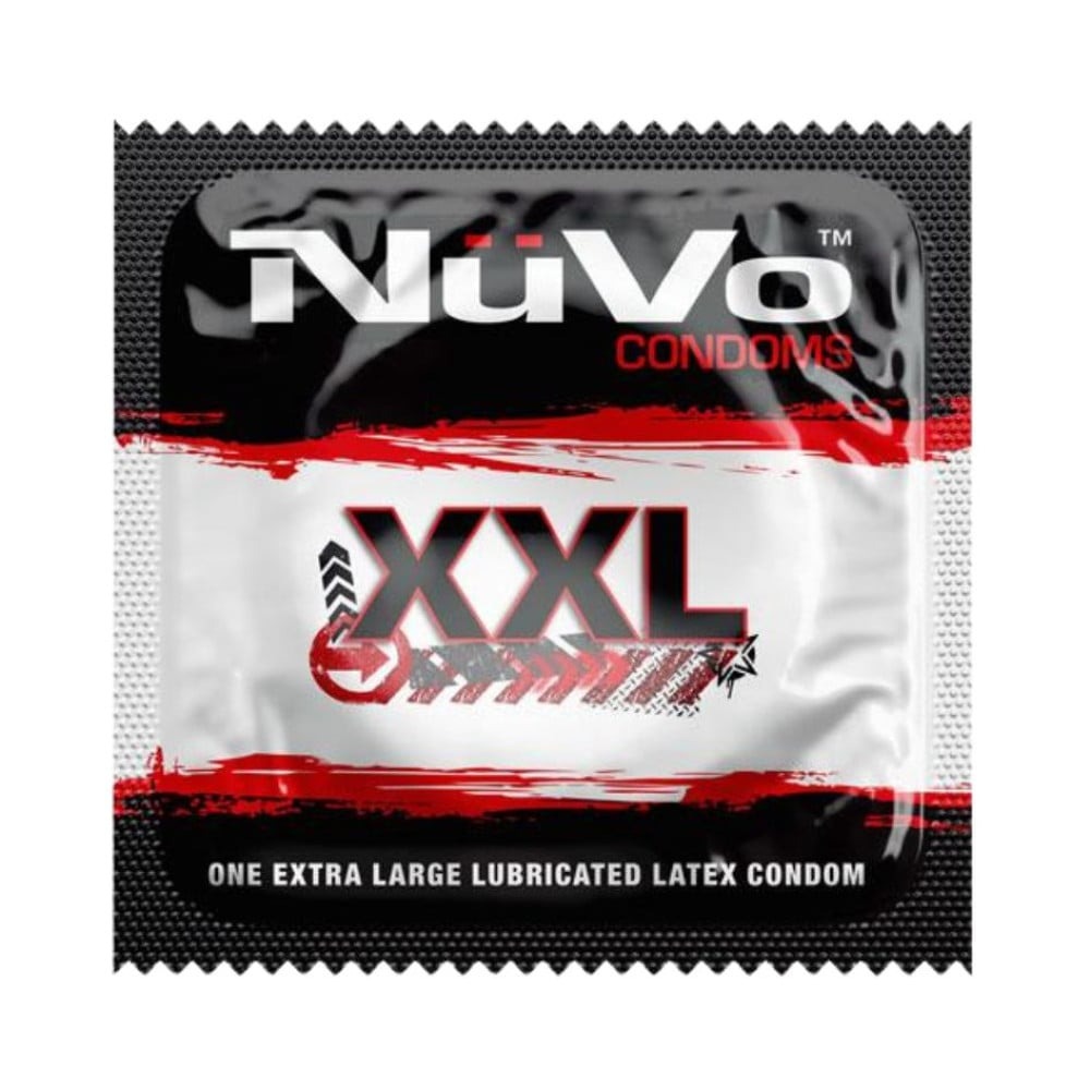 Презерватив із латексу преміум-класу Nuvo Condoms Large великого розміру (ціна за 1 шт.)