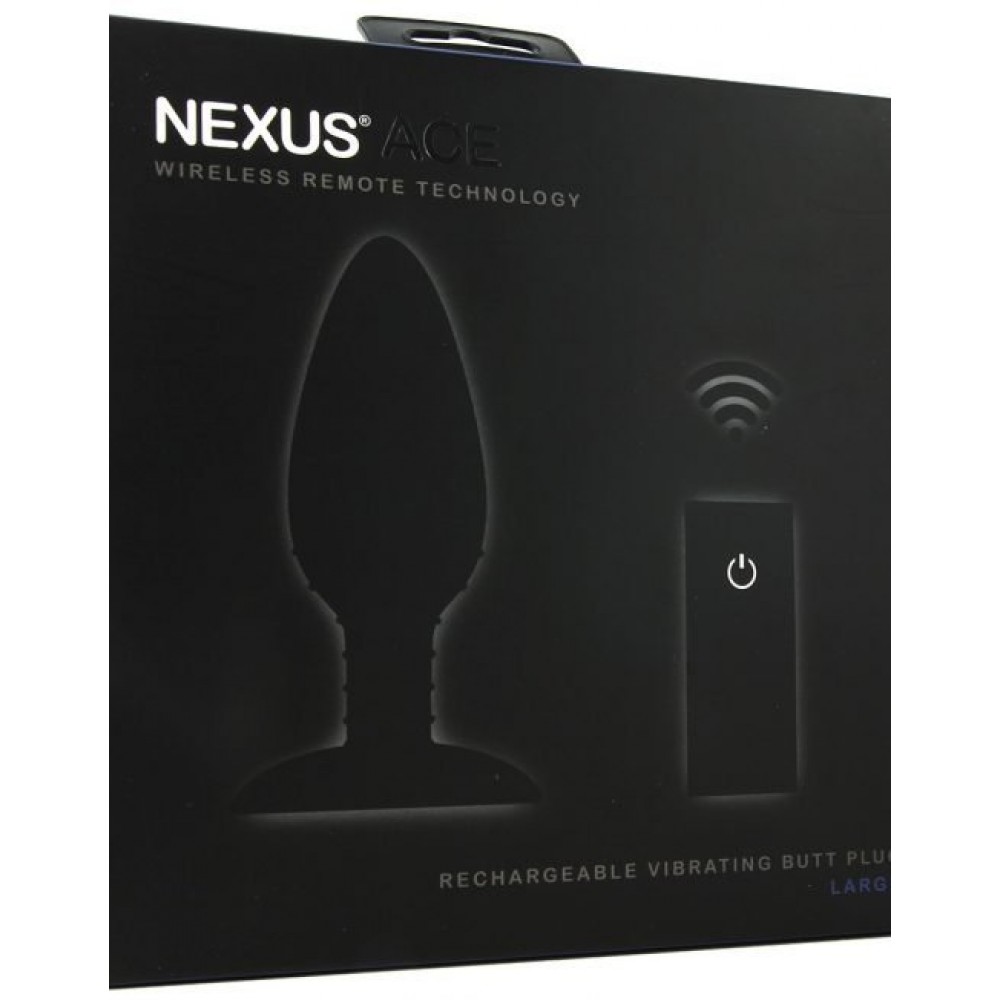 Анальная вибропробка Nexus Ace Large с дистанционным пультом управлениия