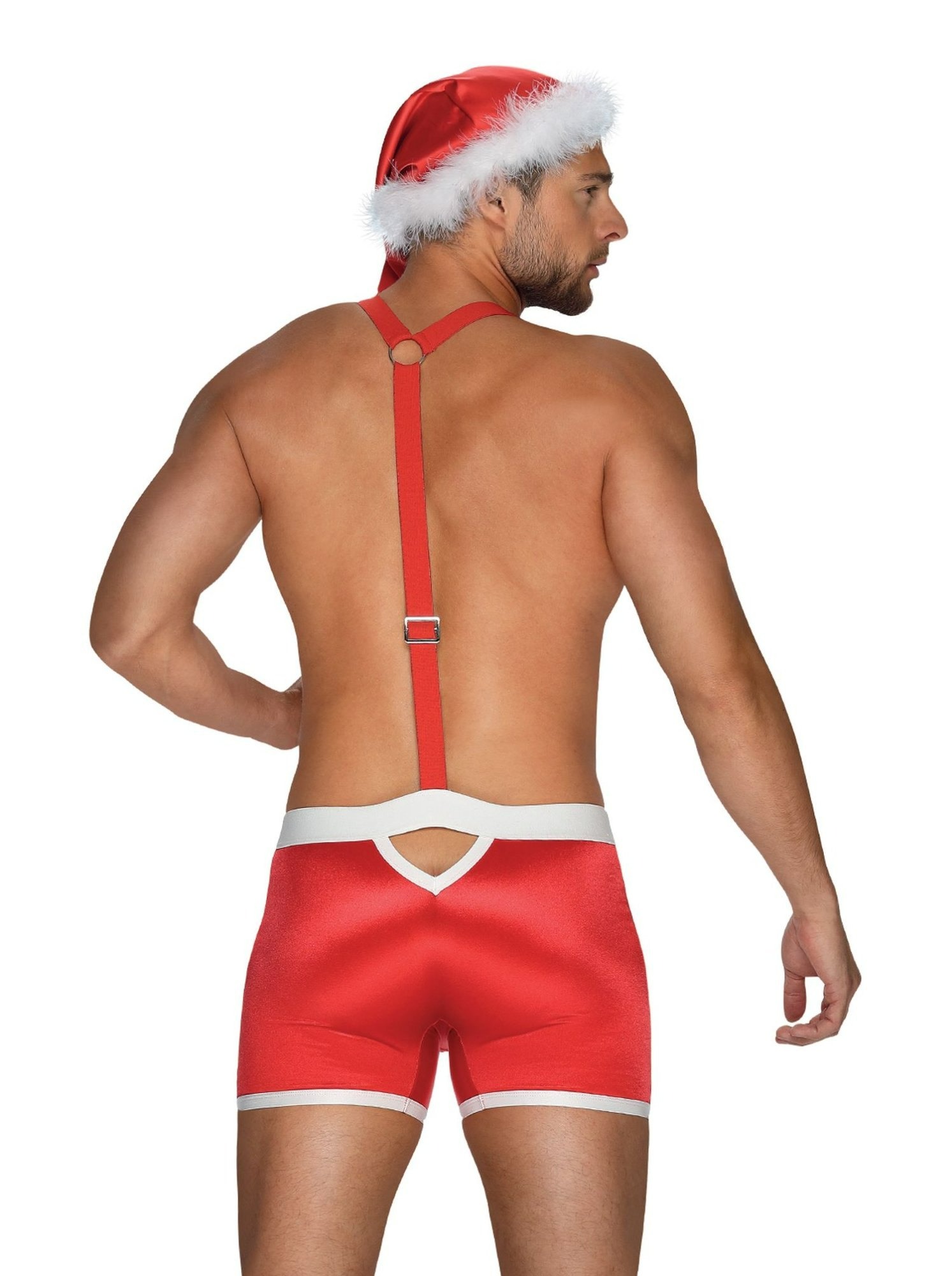 Новорічний костюм Санта-Клауса Obsessive Mr. Claus, червоно-білий, L\XL
