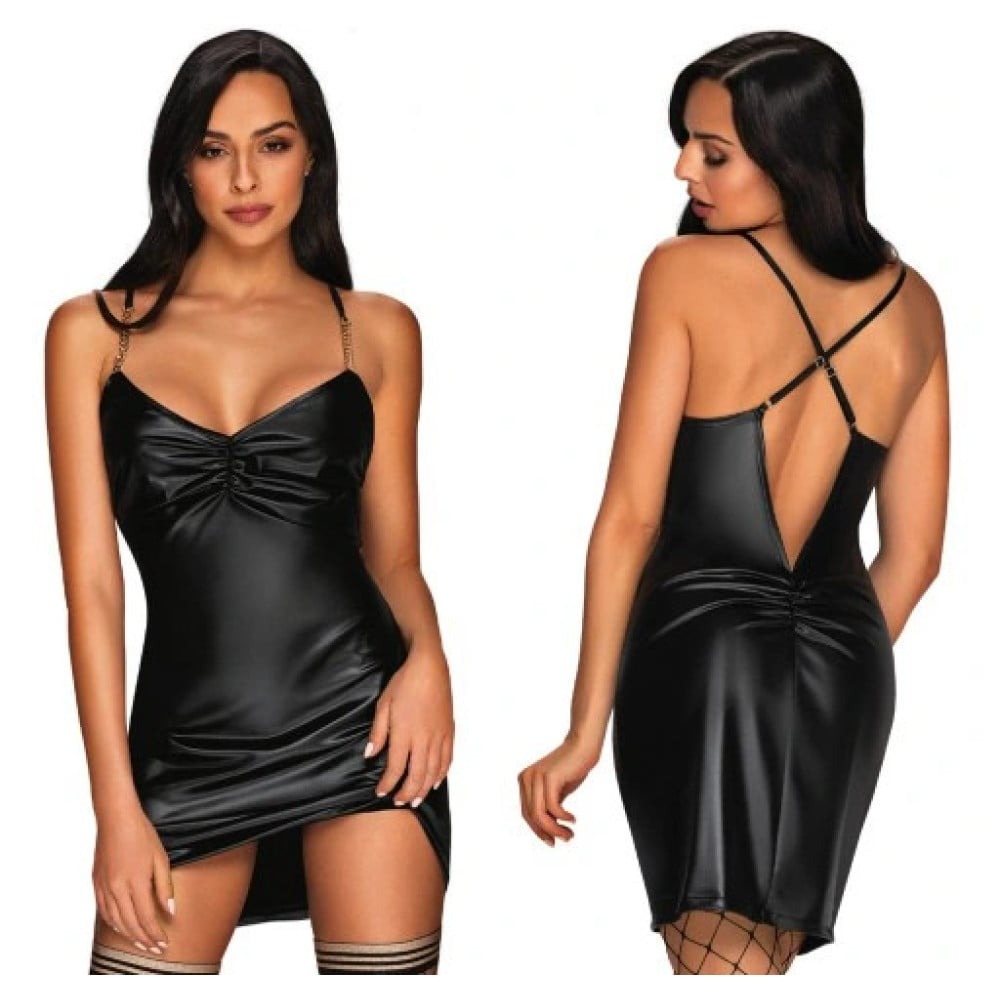 Міні плаття Obsessive Yollanda чорний, L/XL