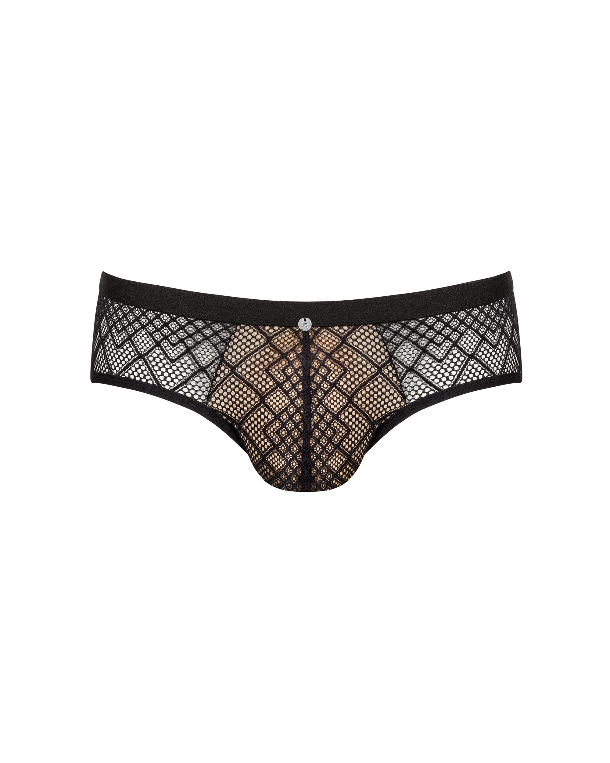 Чоловічі труси з відкритими сідницями чорні Obsessive Severio, L/XL