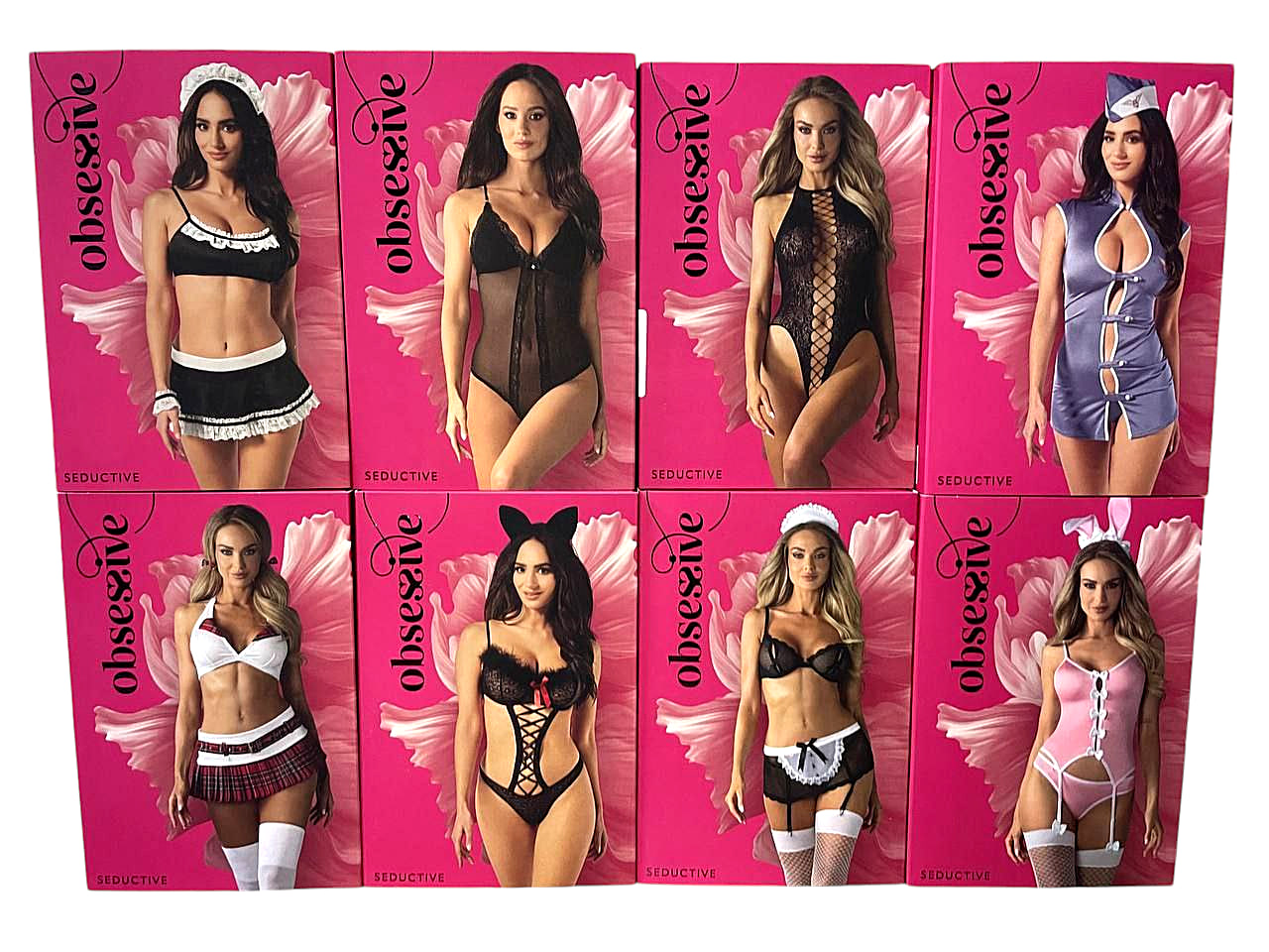 Бодистокинг в сетку с открытым доступом Obsessive F241 черный, S/M/L