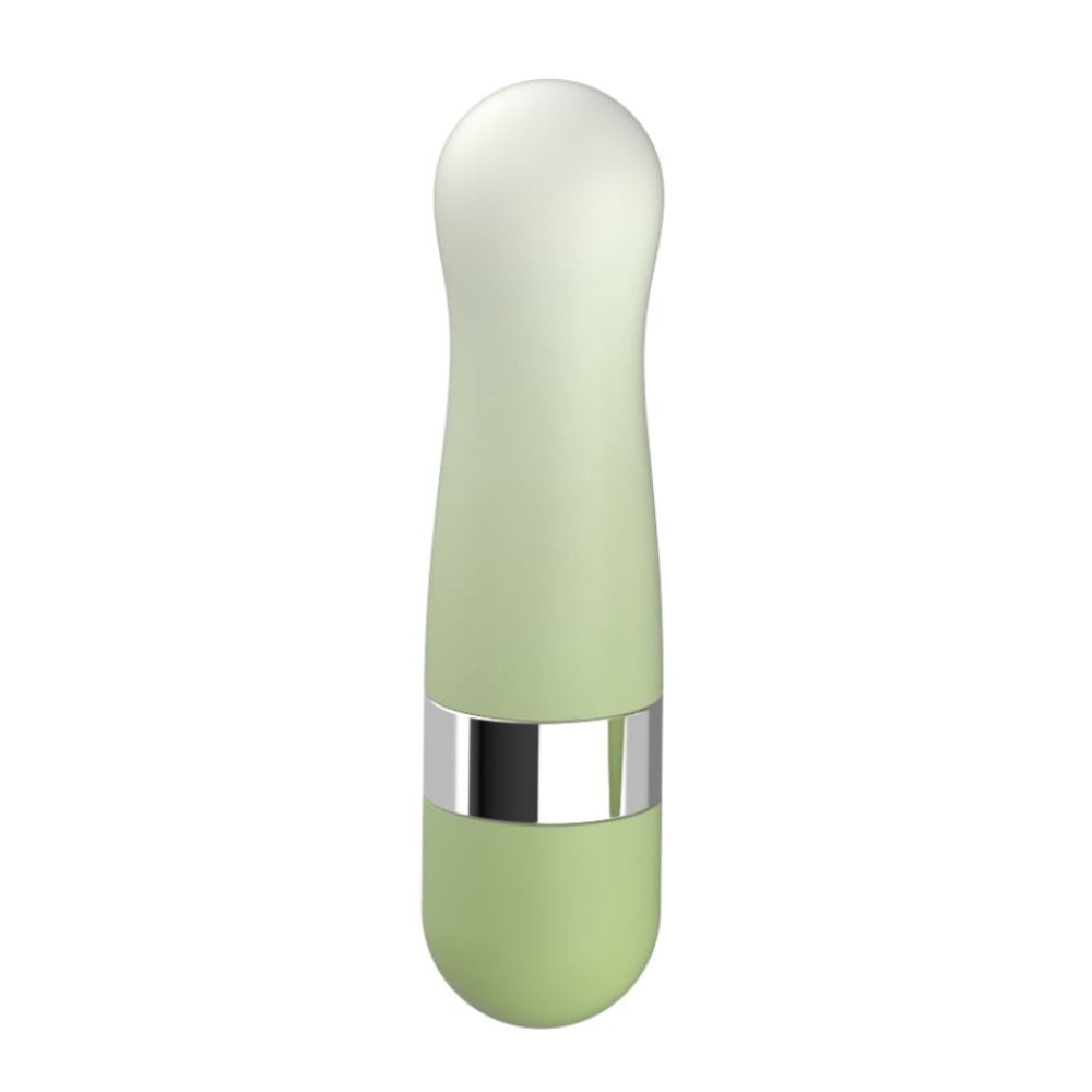 Вибропуля многоскоростная Every Night Toys с 10 режимами вибрации, зеленый градиент