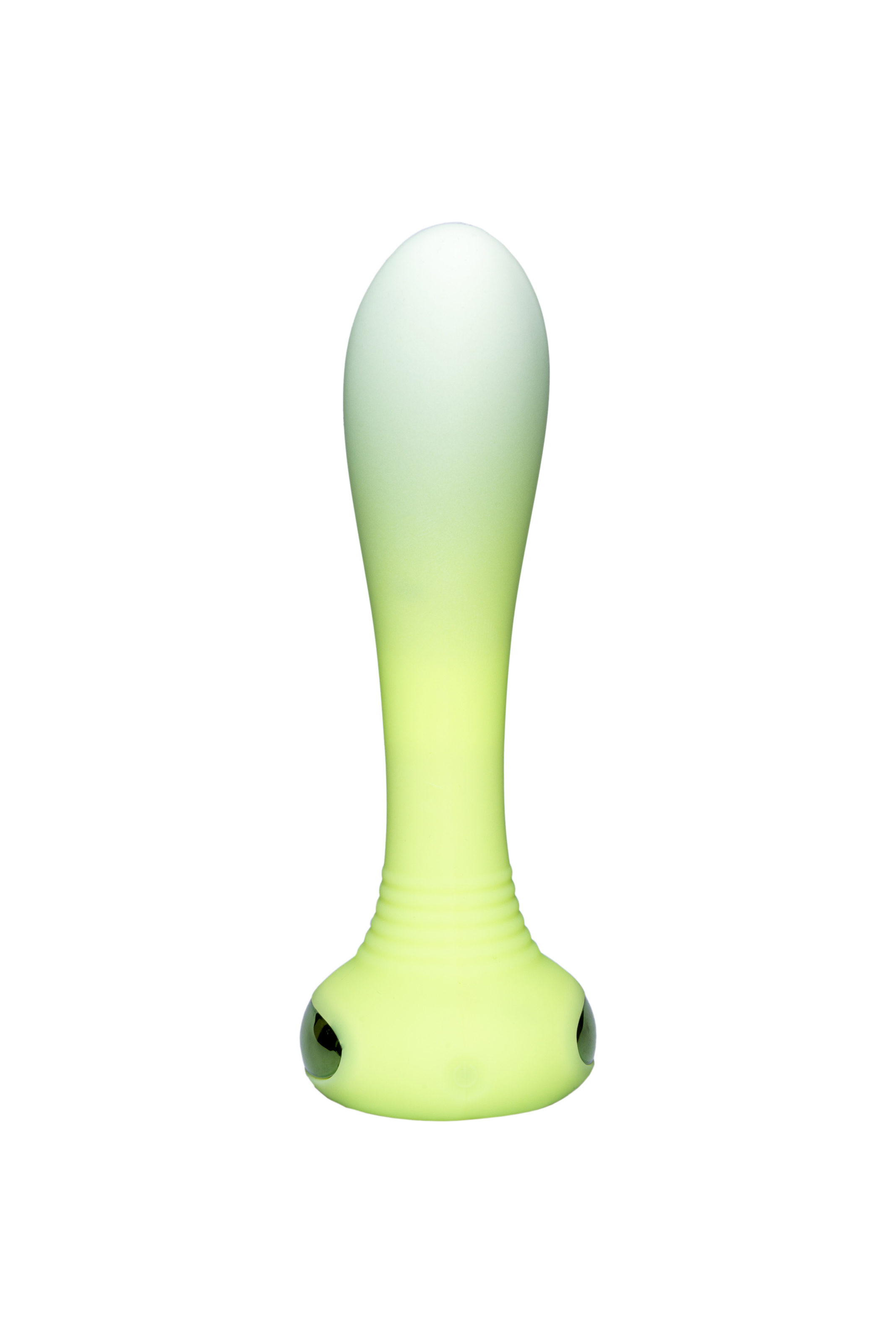 Універсальний вібратор з підсвічуванням Every Night Toys для точки G або P, зелений градієнт
