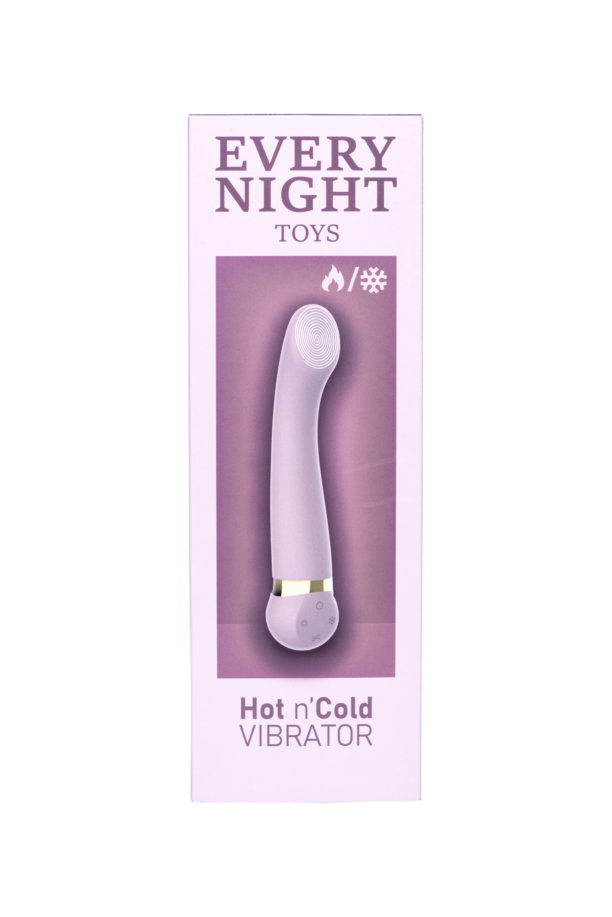 Вибратор з охолодженням та підігрівом Every Night Toys для точки G, бузковий
