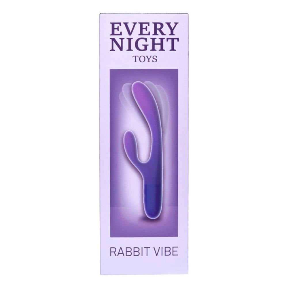 Вібратор кролик Every Night Toys для точки G, синьо-фіолетовий градієнт