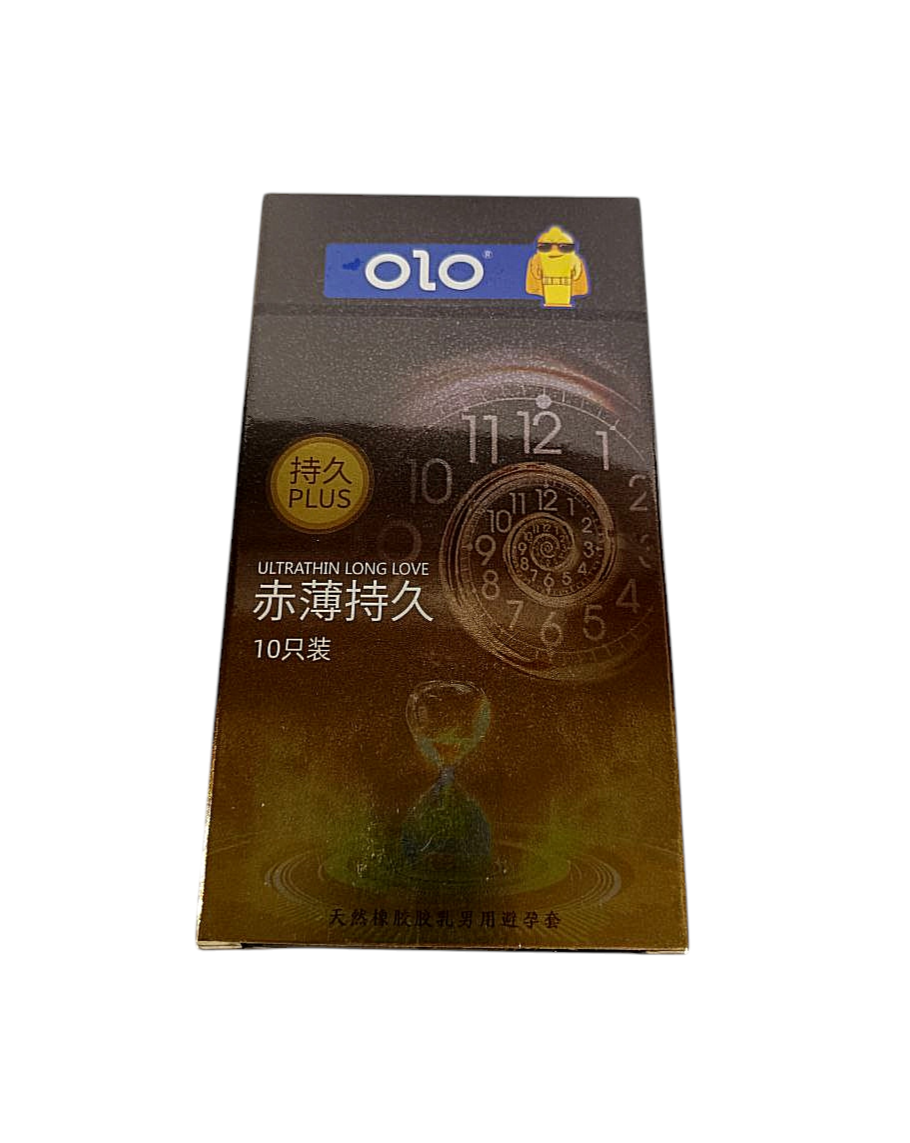 Презервативы OLO Nine Dragon (1 шт. презерватив с шипом и 1 шт. ультра тонкий презерватив)