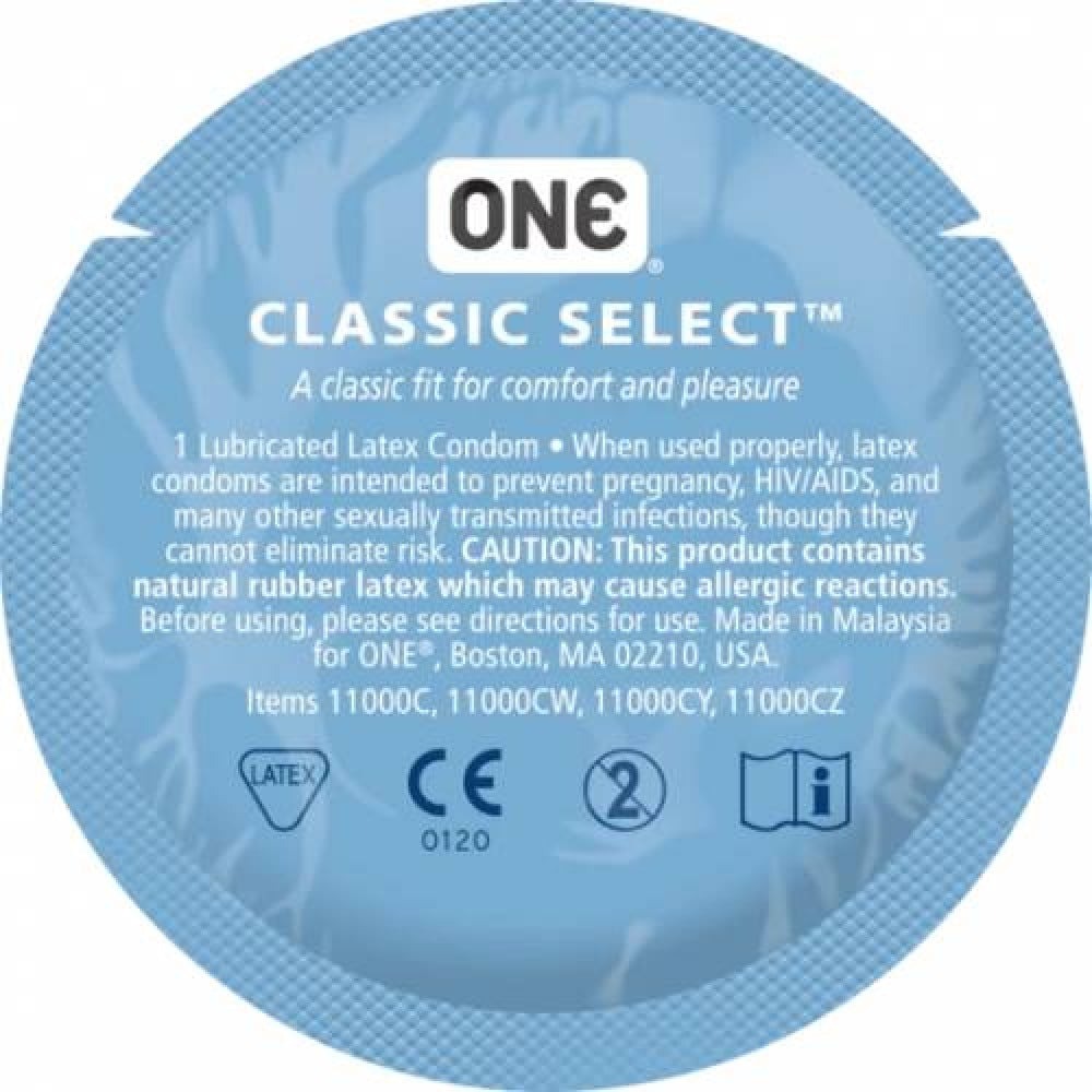Презерватив класичний One Classic Select латексний (ціна за 1 шт.)