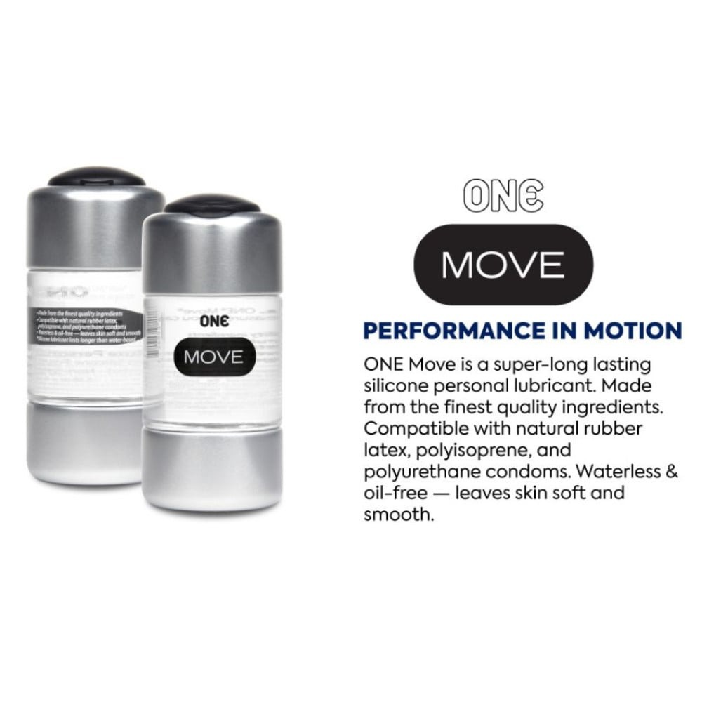 Лубрикант ONE Move Bottle на силіконовій основі, 100 мл