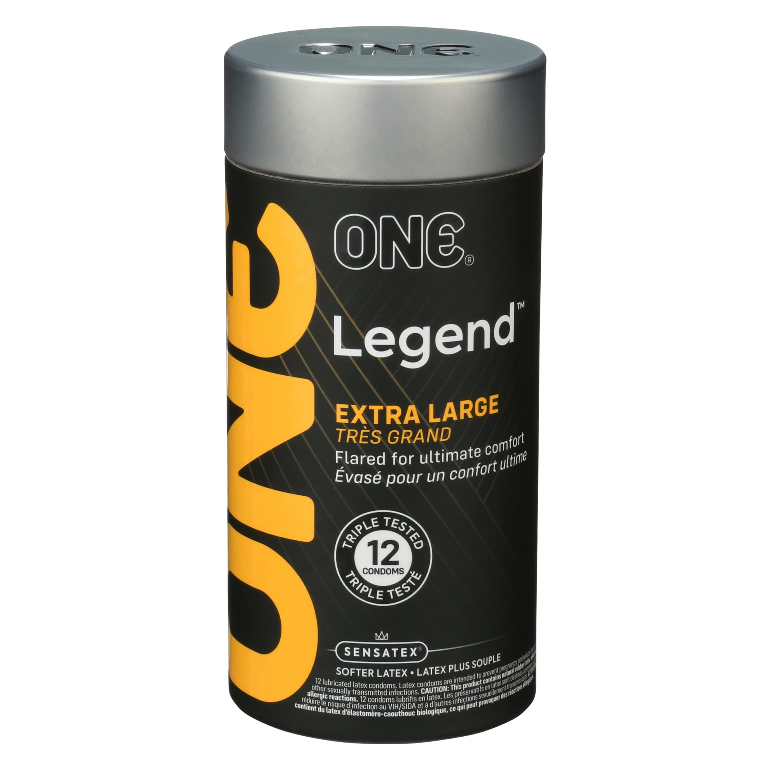 Набор латексных презервативов ONE Legend большого размера (цена за упаковку, 12 шт.)