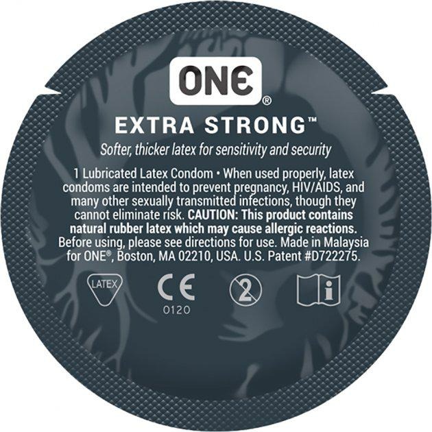 Набір презервативів One Extra Strong із потовщеними стінками (ціна за 5 шт.)