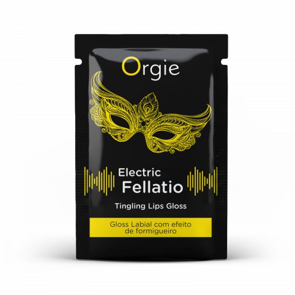 ПРОБНИК/Блеск для губ с вибрацией Orgie Electric Fellatio, 2 мл