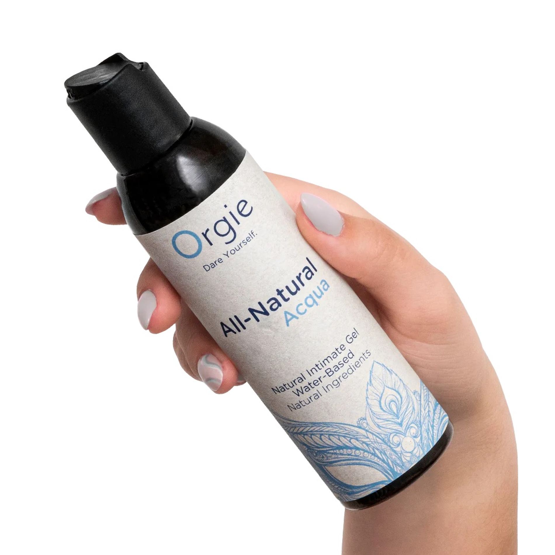 Лубрикант на водній основі гладкий та шовковистий Orgie ALL-NATURAL Acqua, 150 мл