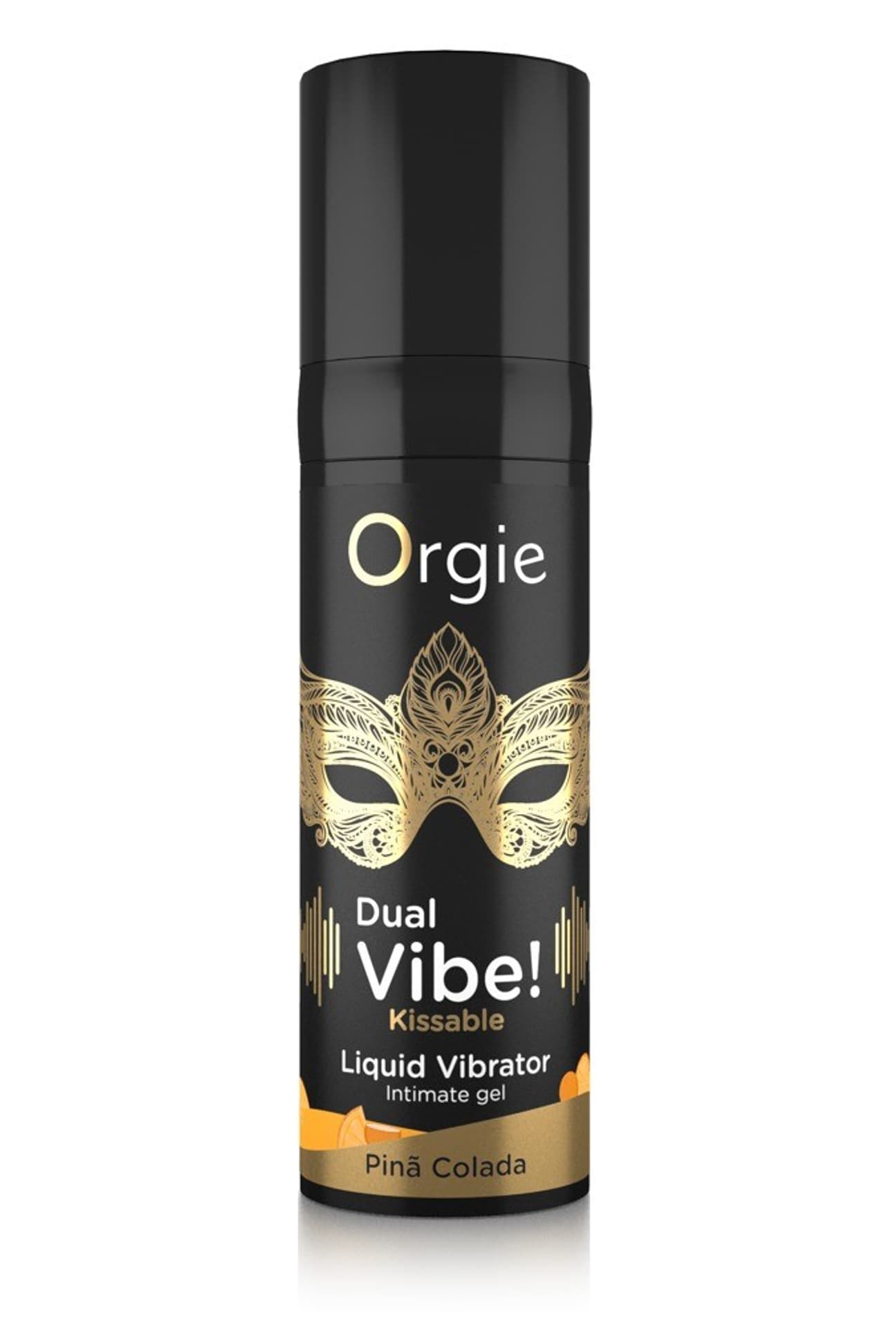 Жидкий вибратор Orgie DUAL VIBE! со вкусом коктейля Пина Колада, 15 мл