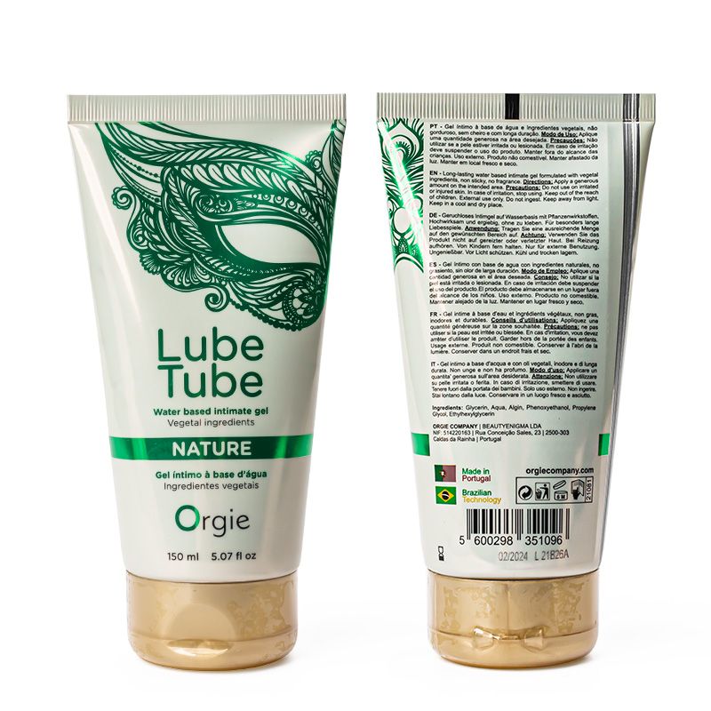 Натуральний лубрикант Orgie Lube Tube Nature на водній основі, 150 мл