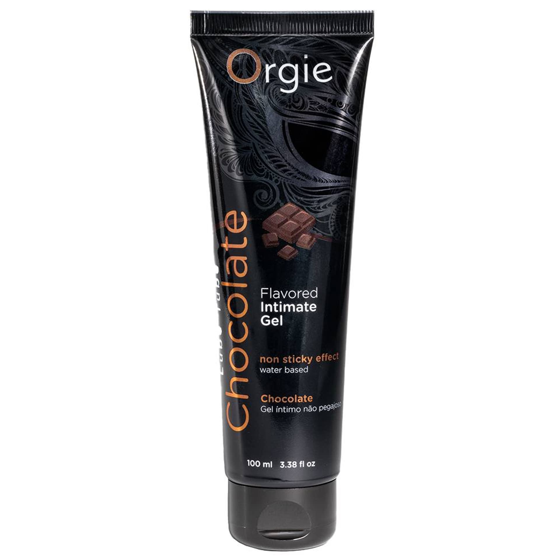 Съедобный лубрикант со вкусом шоколада Orgie Flavored Intimate Gel Chocolate на водной основе, 100 м