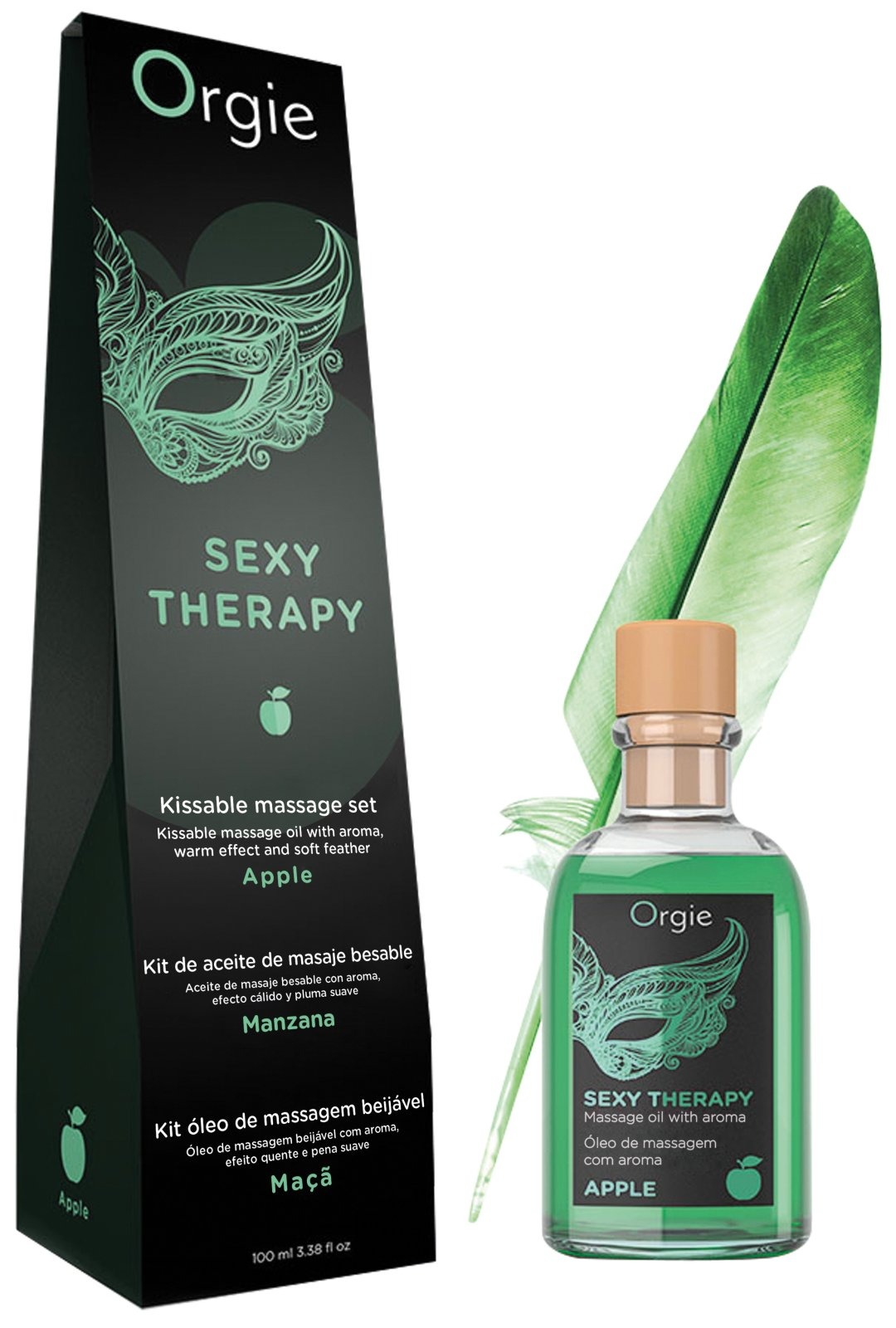 Набір Orgie Sexy Therapy: їстівне масажне масло 