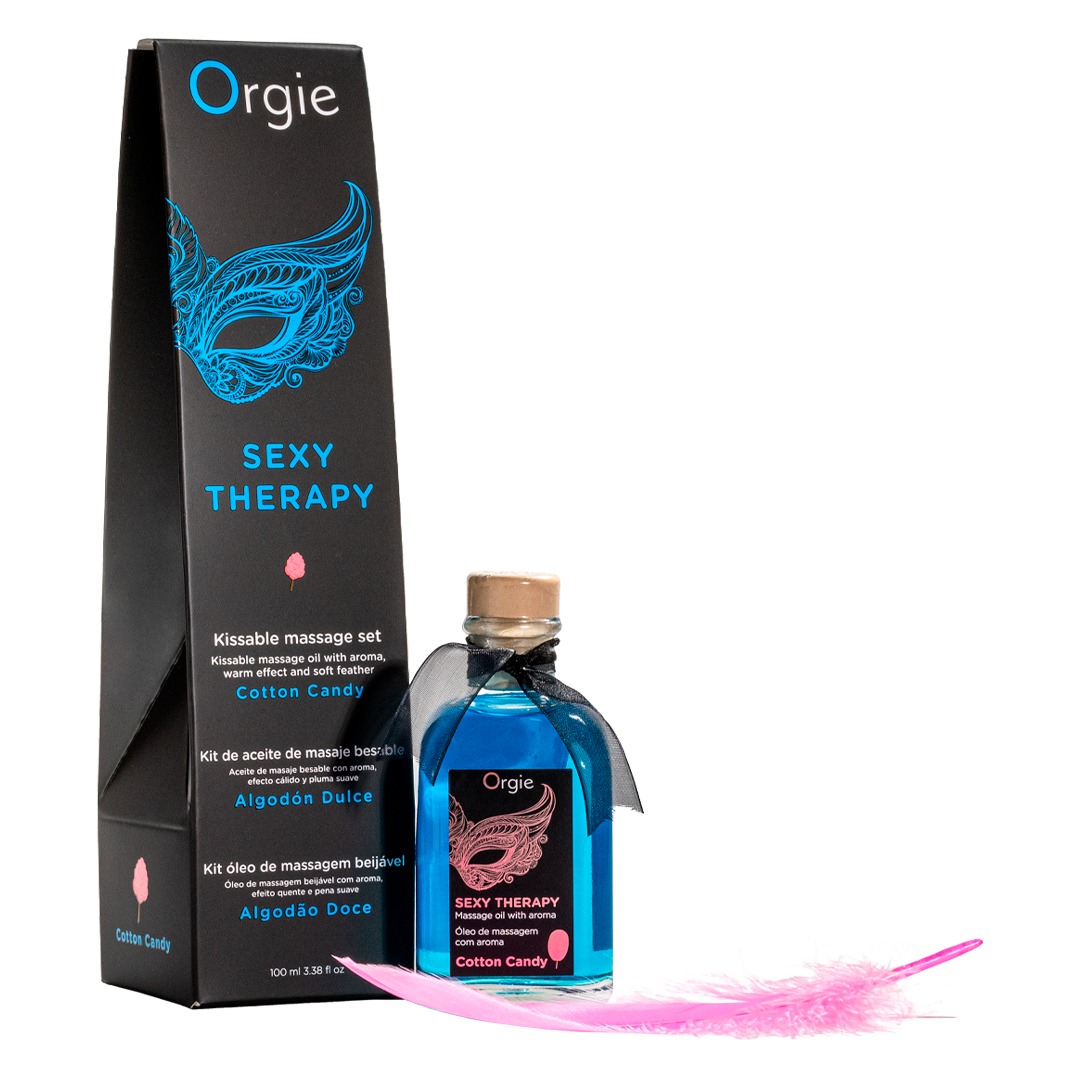 Набір Orgie Sexy Therapy: їстівна масажна олія 