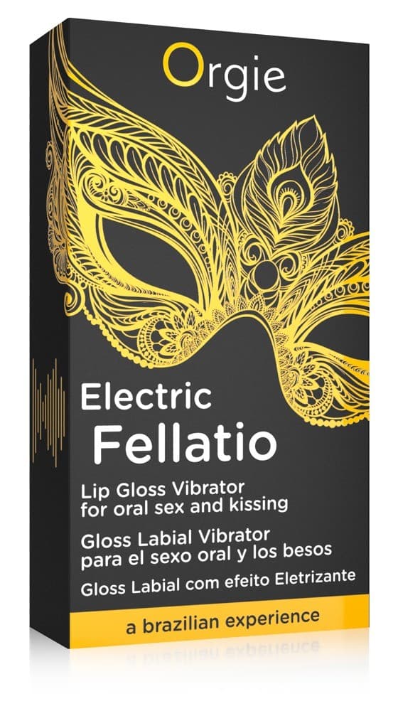 Блиск для губ з вібрацією Orgie Electric Fellatio, 10 мл
