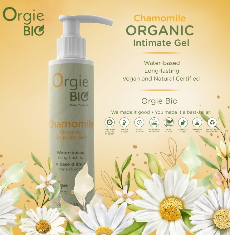 Органический лубрикант Orgie BIO Chamomile с экстрактом ромашки, 100 мл