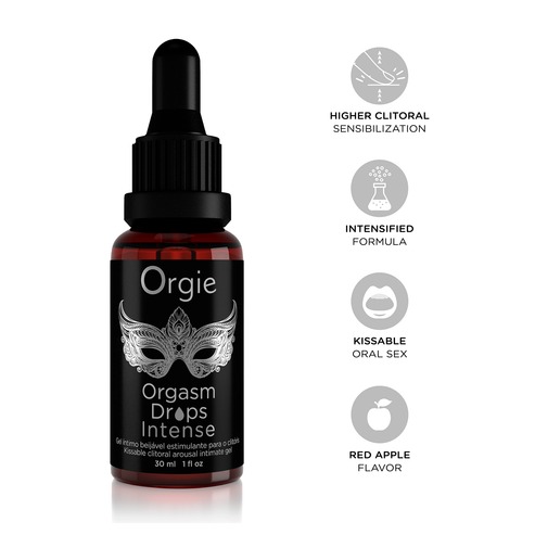 Кліторальні краплі Orgie Orgasm Drops Intense для розігріву, 30 мл