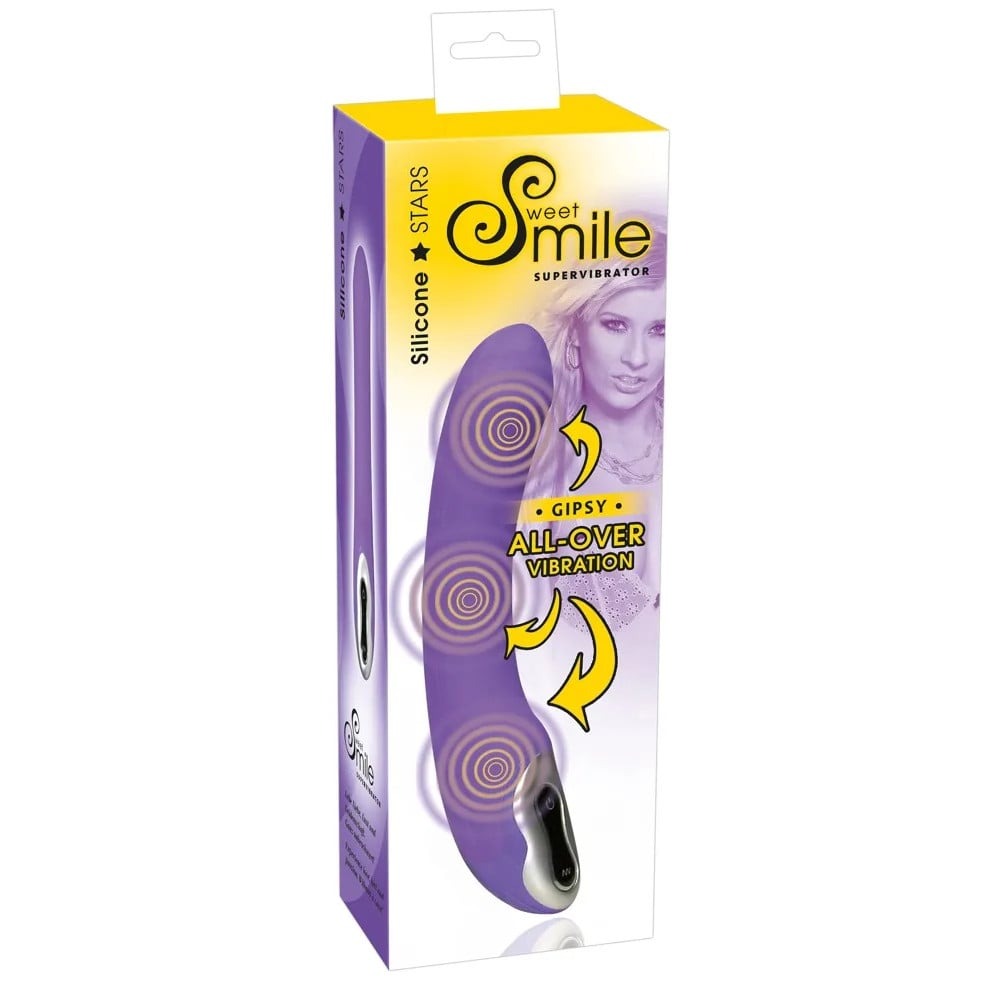 Вагінальний вібратор Sweet Smile для точки G, фіолетовий