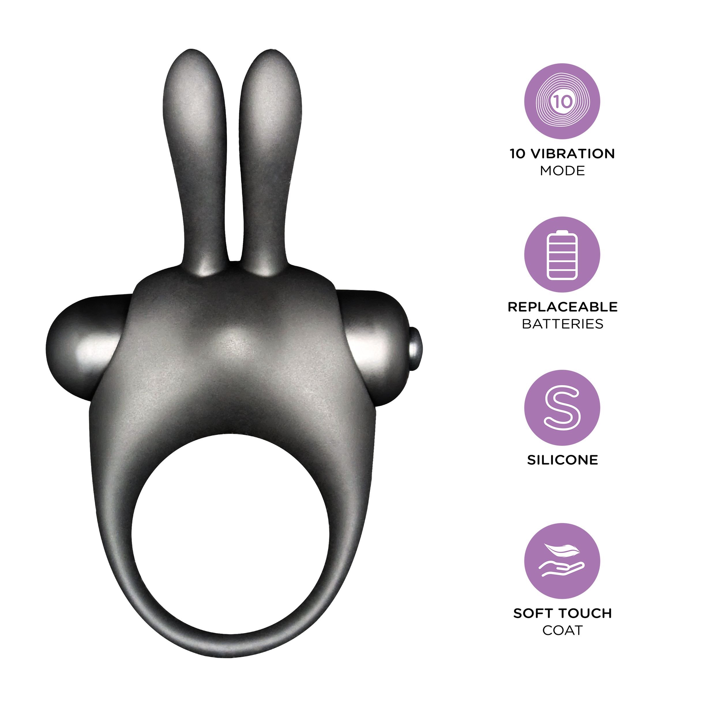 Набір ерекційне віброкільце та краплі для клітора Orgie ORGASMIC BUNNY
