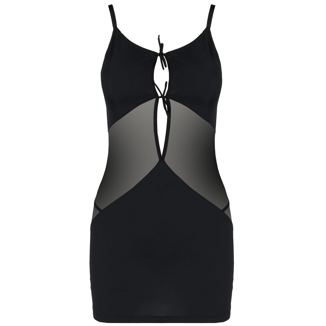 Пеньюар LUMIA CHEMISE black S/M - Passion
