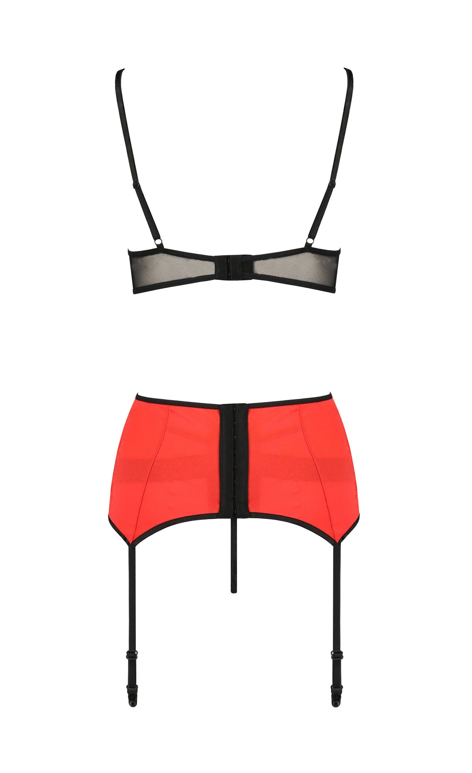 КОМПЛЕКТ НИЖНЕГО БЕЛЬЯ FEMMINA SET red S/M - Passion