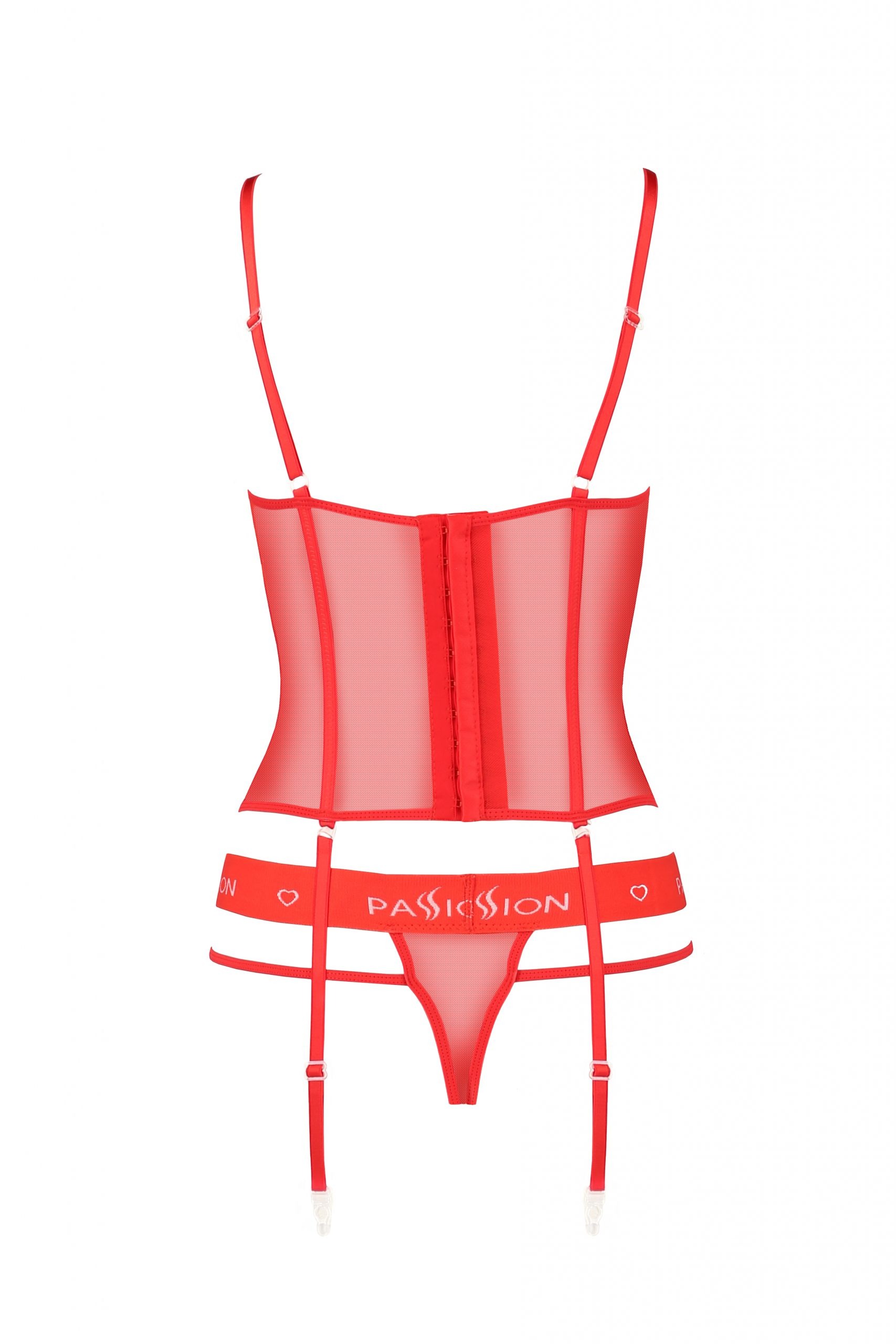 Корсет KYOUKA CORSET red S/M - Passion