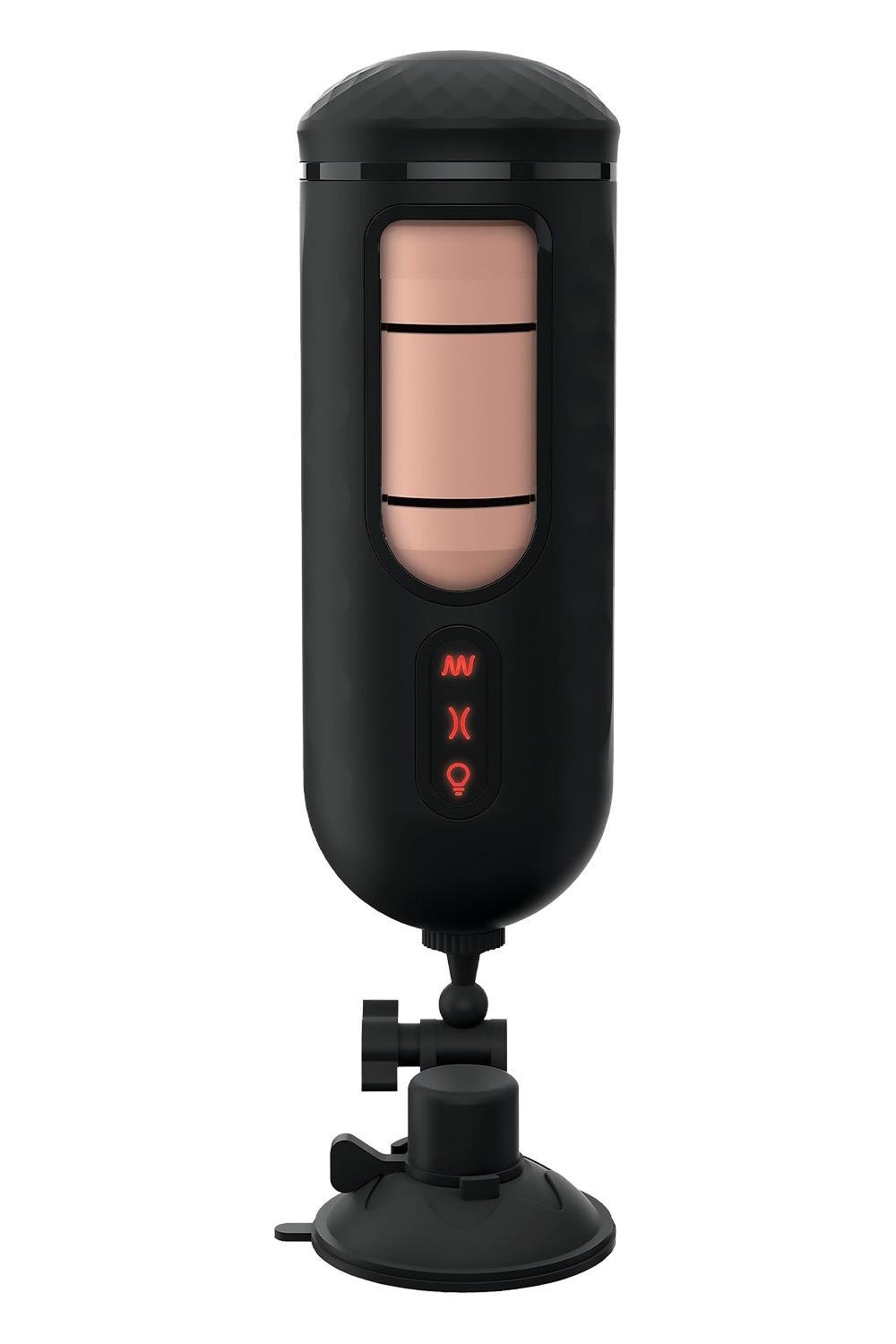 Мастурбатор с вибро Pipedream PDX Elite Vibrating Mega Milker черный, 23.9 см