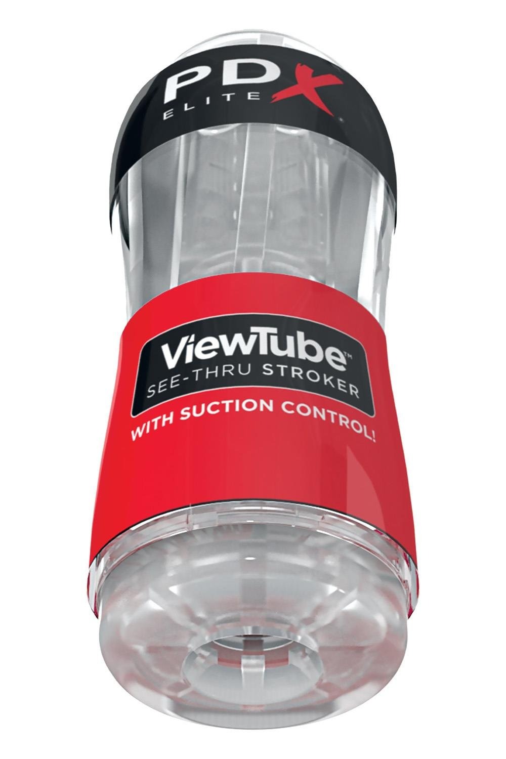 Мастурбатор Pipedream PDX Elite Viewtube See-Thru Stroker прозорий, 18.5 см