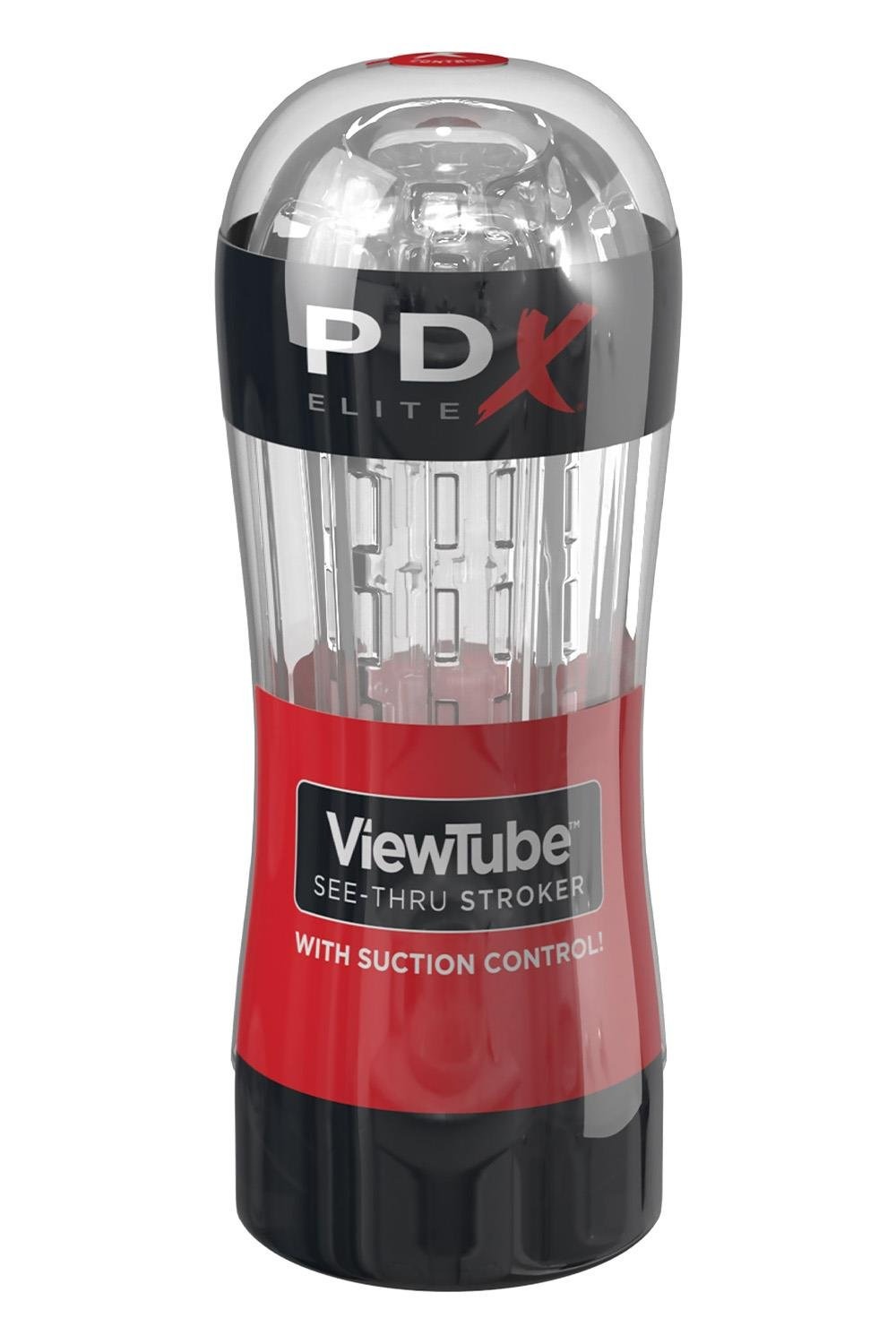 Мастурбатор Pipedream PDX Elite Viewtube See-Thru Stroker прозорий, 18.5 см