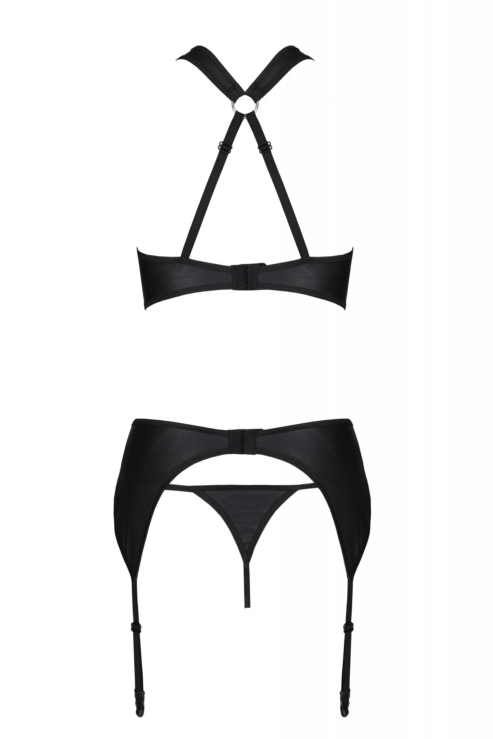 Комплект нижнего белья в сеточку AMANDA SET black S/M - Passion